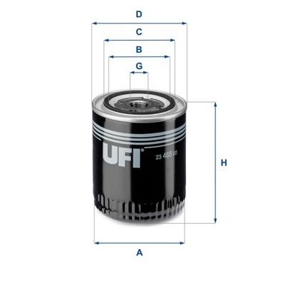 FILTRAS ALYVOS UFI 23.465.00 