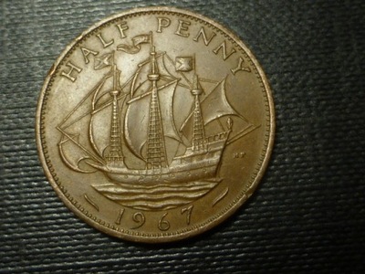 1/2 Penny,1967r.