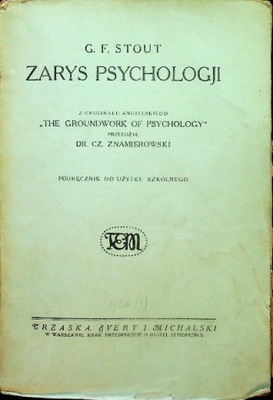 Zarys psychologji 1922 r.