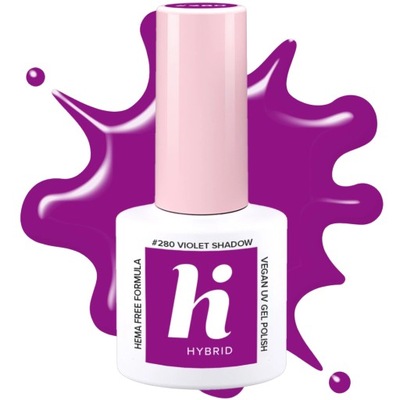 HI HYBRID #280 Lakier Hybrydowy Violet Shadow 5ml