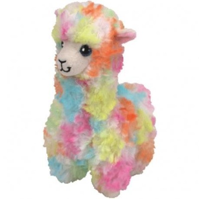 BEANIE BABIES KOLOROWA LAMA LOLA 15CM, TY