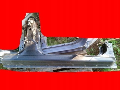 Nissan qashqai j10 +2 правый порог блок двигателя фото №1