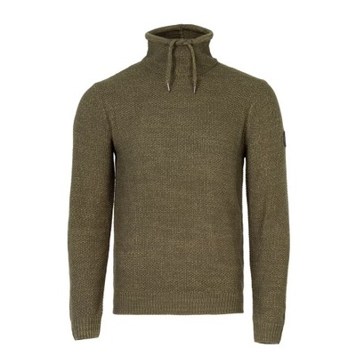 J1236 DZIANINOWY MĘSKI SWETER FIRETRAP 2XL