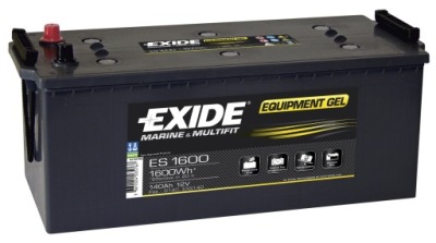 Акумулятор exide exide es 1600 140ah 1600wh 900a фото №1