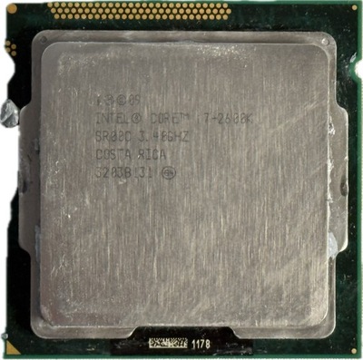Procesor Intel i7-2600K 4 x 3,4 GHz gen. 2 LGA 1155
