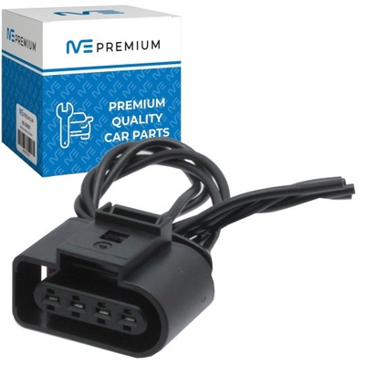 Штекер соединитель колодка 4 pin катушка насос топлива skoda rapid yeti 2009-2019 фото №1