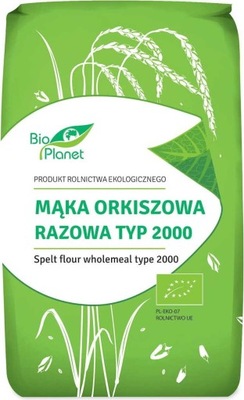 MĄKA ORKISZOWA RAZOWA TYP 2000 BIO 500 g - BIO PLANET