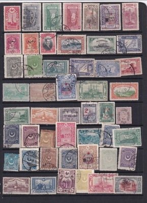 Turcja, stare znaczki , zestaw, mix /CC/