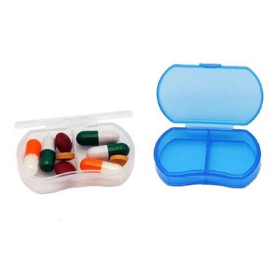 Pojemnik na leki -Mini pudełko z 2 przegródkami
