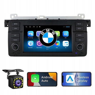 BMW E46 RADIO DE AUTOMÓVIL ANDROID CARPLAY BT 32GB  