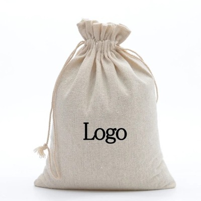 Dostosowane logo Bawełniane torby workowe ze sznur