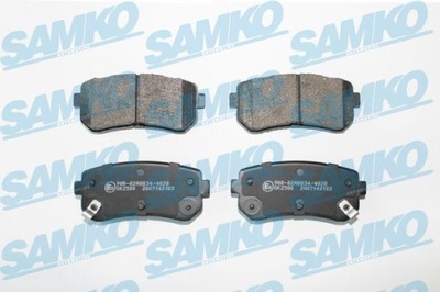 КОЛОДКИ ТОРМОЗНЫЕ SAMKO 5SP2103