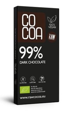 Czekolada ciemna 99% BIO 50g - COCOA