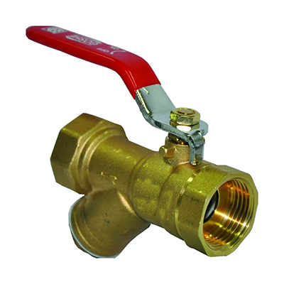 Zawór kulowy z filtrem Goshe 3/4''