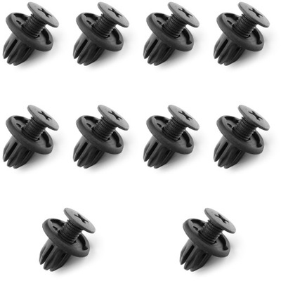 10x клипса штифт 10mm daewoo chrysler honda mini фото №1