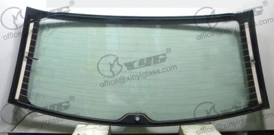 Скло задня seat ibiza хетчбек 3d/5d 2002-2008 з підігрівом фото №1