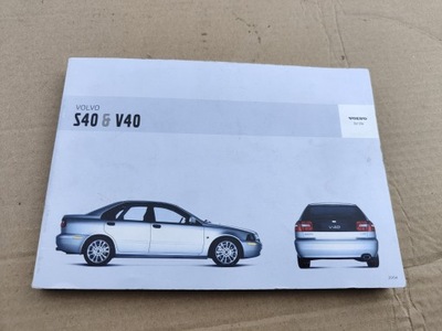 INSTRUKCJA OBSŁUGI KSIĄŻKA Volvo V40 S40 99-04