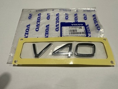 Emblemat Volvo V40 31265853