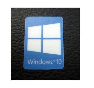 Naklejka Windows 10 Label 16x22 mm 073f