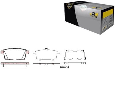 ZAPATAS DE FRENADO MAZDA CX-7/CX-9 17.9MM WVA24545 S  