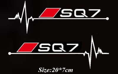 SQ7 PEGATINAS AL VIDRIO AUDI AV A4 B8 B6 B7 B9 B5 A  