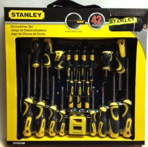 Zestaw wkrętaków z bitami Stanley 42 elementy