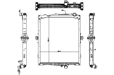 NISSENS РАДИАТОР ДВИГАТЕЛЯ ВОДЫ EURO 6 RVI C K T VOLVO FH FH II FH III