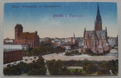 Toruń, Thorn,Wilhelmsplatz, ok. 1915
