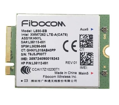 MODEM WWAN FIBOCOM L830-EB XMM7262 DO LAPTOPÓW HP