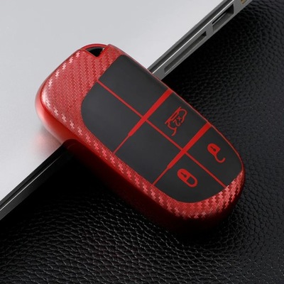 3 BUTTON RED COURTERATUL PARA JEEP RENEGADE GRAND CHEROKEE DODGE CHARGER CHR  