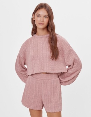 BERSHKA_KRÓTKIE SPODENKI BERMUDY SZORTY 5170813 RL