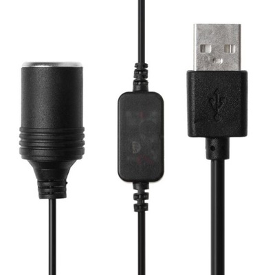 ADAPTER KONWERTER USB GNIAZDO ZAPALNICZKI 12V