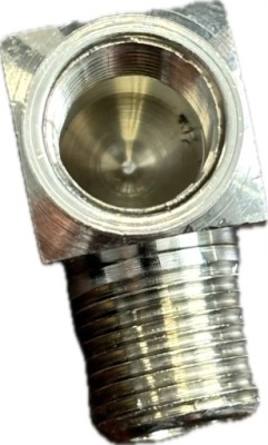 Патрубок кутовий mercedes a0009976376 фото №1