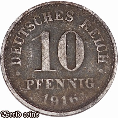 10 PFENNIG 1916 A