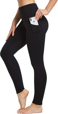 Ogeenier legginsy z wysokim stanem XL czarne
