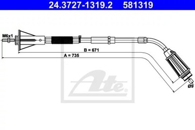 24.3727-1319.2/ATE CABLE HAM.LEWA  