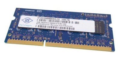 Pamięć RAM Nanya PC3-10600S-9-10-B2 2GB