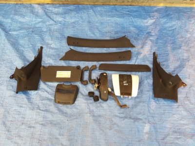 Mercedes w207 amg чёрные салон потолок пластики комплект фото №1