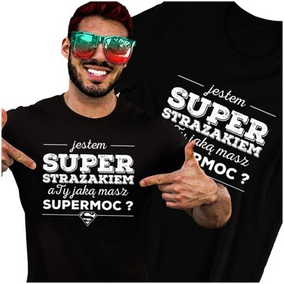 Koszulka męska Dla Strażaka SUPERMOC M