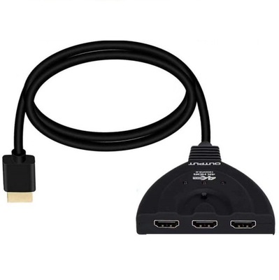 SWITCH HDMI 3x1 PRZEŁĄCZNIK UHD 4K HDCP 2.2 HDR