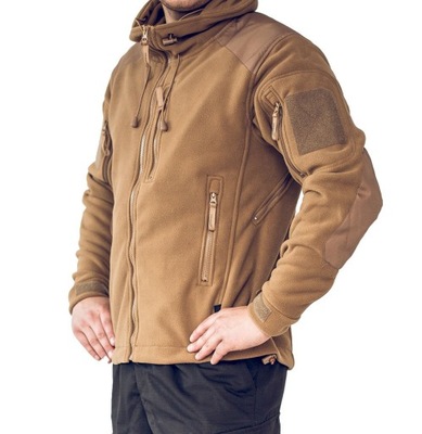 Bluza polarowa CIEPŁY POLAR HUSKY kurtka coyote r. XL