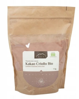 Kakao Criollo Bio suszone 1kg Nanga