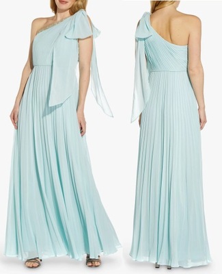 ADRIANNA PAPELL sukienka długa niebieska 42 XL