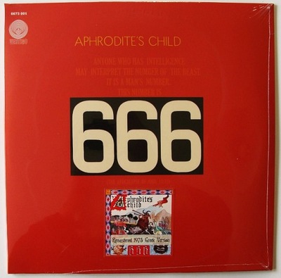 2LP APHRODITE'S CHILD 666 prog rock