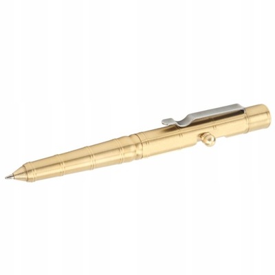 Solidny mosiężny śrubowy długopis kieszonkowy EDC