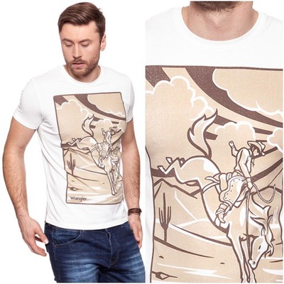 Męska koszulka t-shirt Wrangler GRAPHIC TEE S