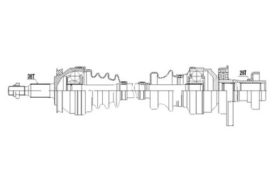 Nty npw-vw-101 wał привідний фото №1