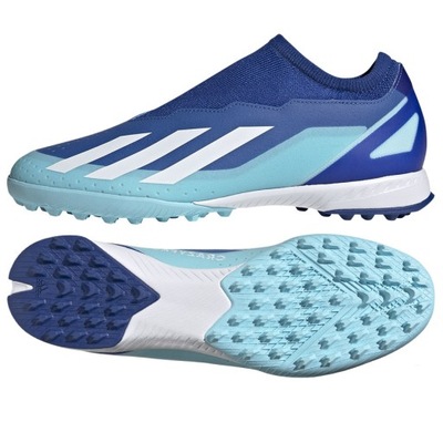 Buty adidas X CRAZYFAST.3 LL TF ID9347 niebieski 43 1/3