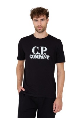 C.P. COMPANY Czarny t-shirt Short Sleeve XL