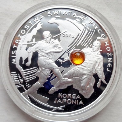 10 złotych - Mistrzostwa Świata w Piłce Nożnej Korea Japonia - 2002